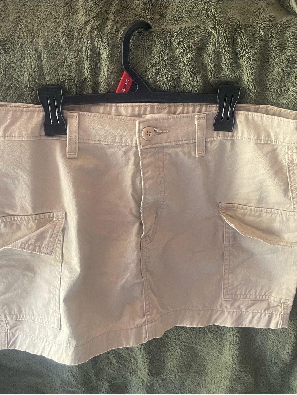 Levi's Cream Midi Utility Skirt